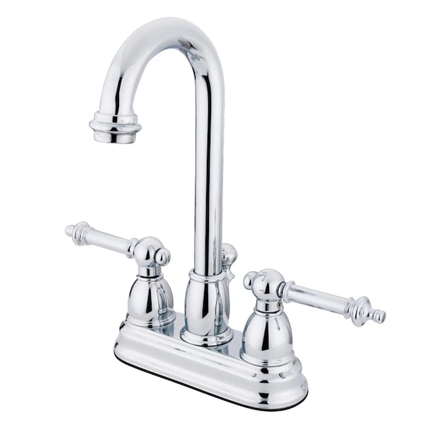 4" Centerset Bathroom Faucet, Chrome